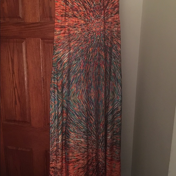 Multiprint full length dress - Picture 4 of 4